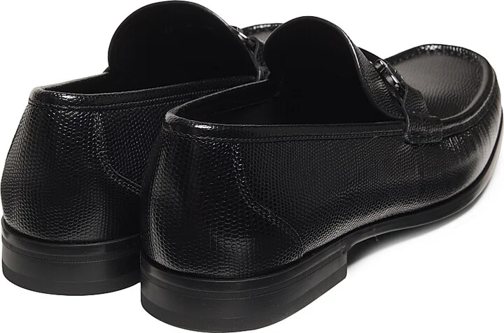 Men's Grandioso Leather Moccasins - Nero - Size 10 - Image 3