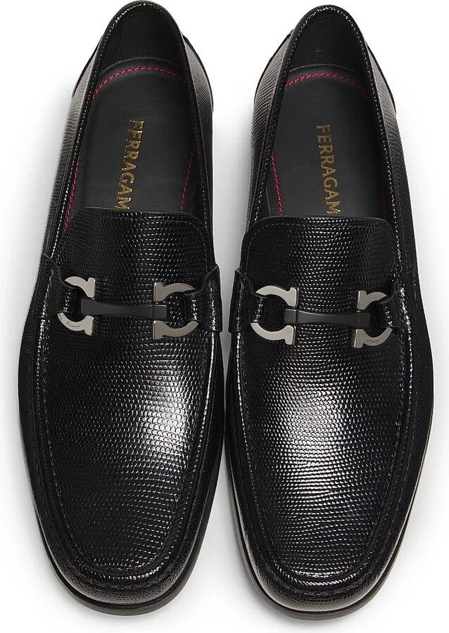 Men's Grandioso Leather Moccasins - Nero - Size 10 - Image 4