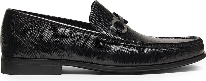 Men's Grandioso Leather Moccasins - Nero - Size 10