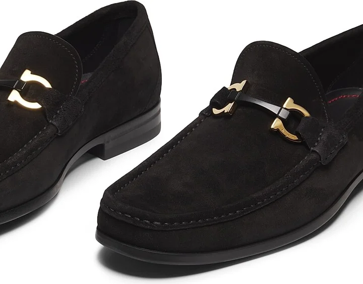 Men's Grandioso Suede Loafers - Nero - Size 6 - Image 2