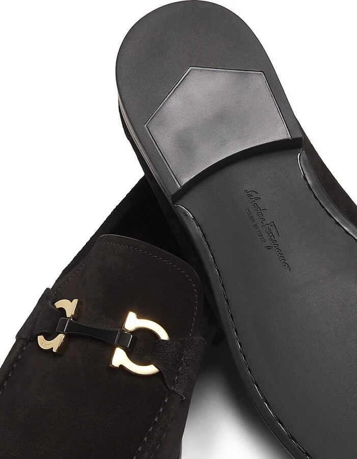 Men's Grandioso Suede Loafers - Nero - Size 6 - Image 5