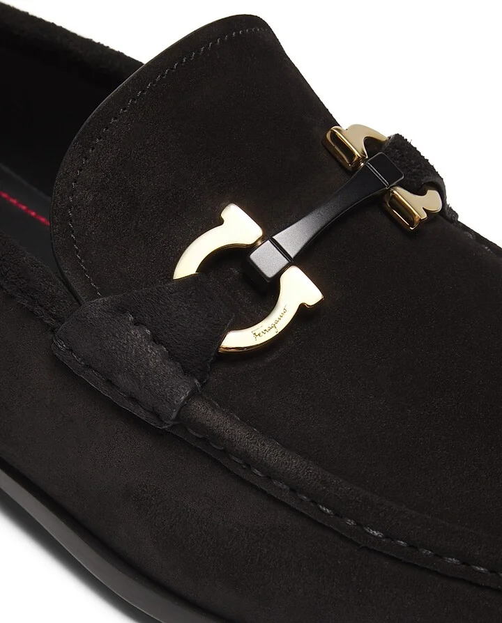 Men's Grandioso Suede Loafers - Nero - Size 6 - Image 6