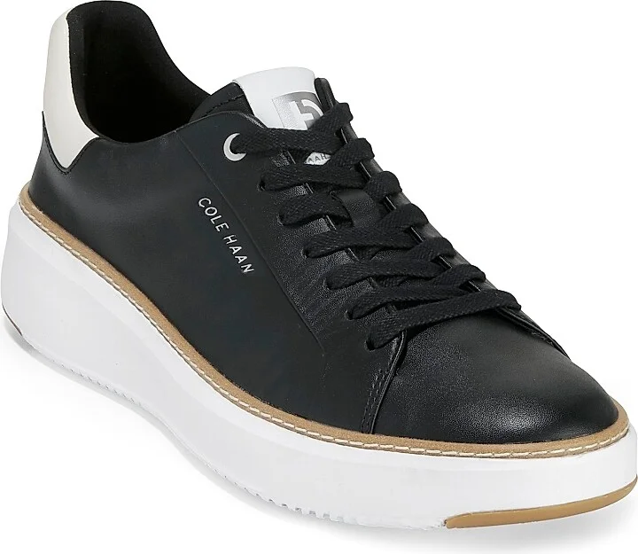 Men's Grandpro Topspin Leather Sneakers - Black - Size 10 - Image 2