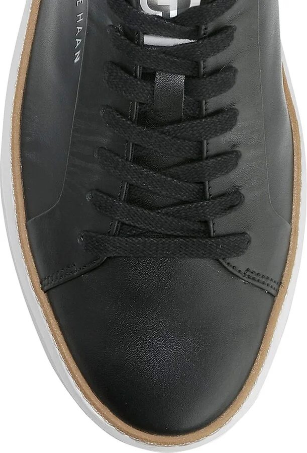 Men's Grandpro Topspin Leather Sneakers - Black - Size 10 - Image 4