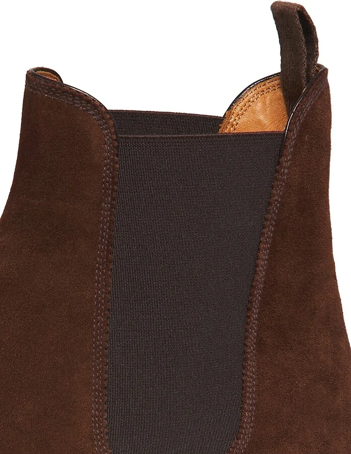 Men's Grantly Suede Chelsea Boots - Cacao - Size 7.5 - Image 5