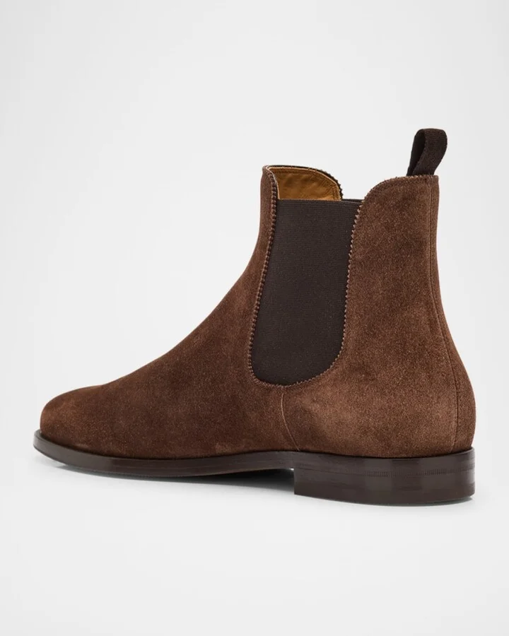 Men's Grantly Suede Mid-Cut Chelsea Boots - Image 3