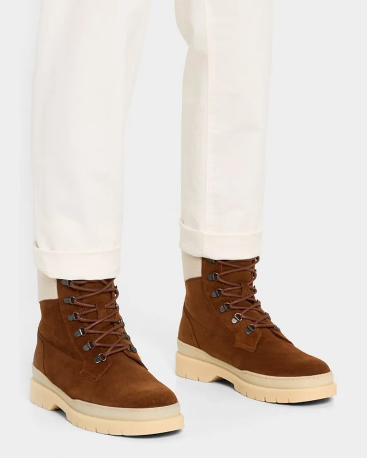 Men's Gravel Walk Suede Shearling Lace-Up Ankle Boots - Image 5