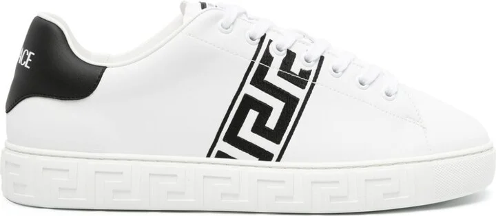 Men's Greca Embroidered Sneakers