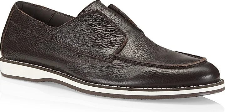 Men's Green Field Suede Loafers - Brown - Size 7 - Image 2
