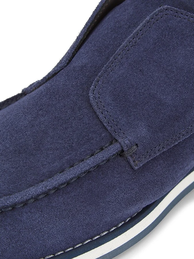 Men's Green Field Suede Slip-On Loafers - Blue - Size 8 - Image 6