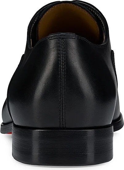 Men's Greggory Leather Oxford Shoes - Black - Size 6 - Image 3
