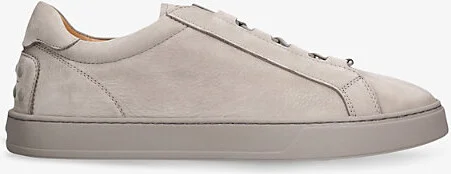 Mens Grey Allacciata Cassetta Suede Low-Top Trainers Eur 41 / 7 Uk Men