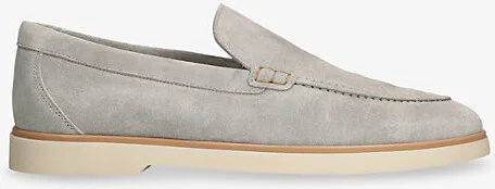 Mens Grey Altea Suede Loafers Eur 45 / 11 Uk Men