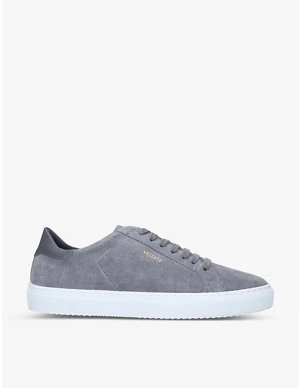 Mens Grey Clean 90 Suede Low-Top Trainers Eur 43 / 9 Uk Men