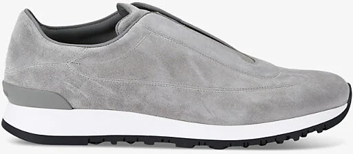 Mens Grey/Dark Lift Suede Low-Top Trainers Eur 42.5 / 8.5 Uk Men
