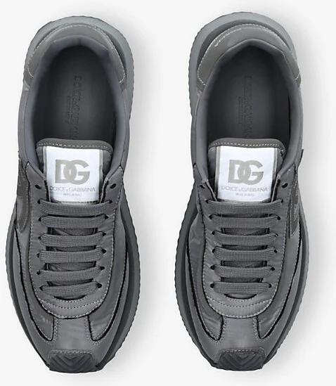 Mens Grey Dg Cushion Woven Low-Top Trainers Eur 45 / 11 Uk Men - Image 2