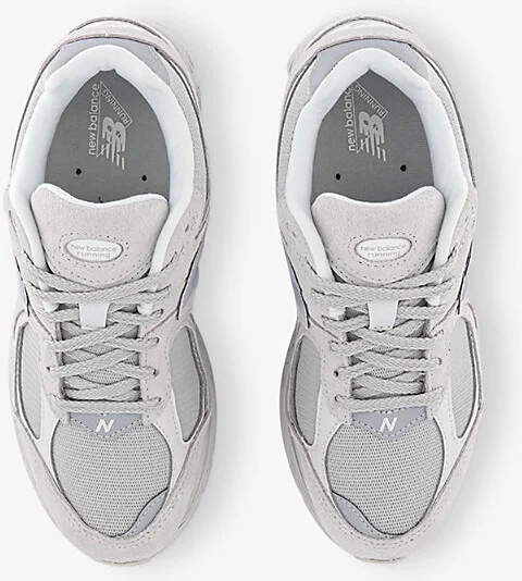 Mens Grey Matter 2002 Panelled Low-Top Suede Trainers 9 - Image 2
