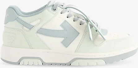 Mens Grey Mixed Out Of Office Leather Trainers Eur 43 / 9 Uk Men