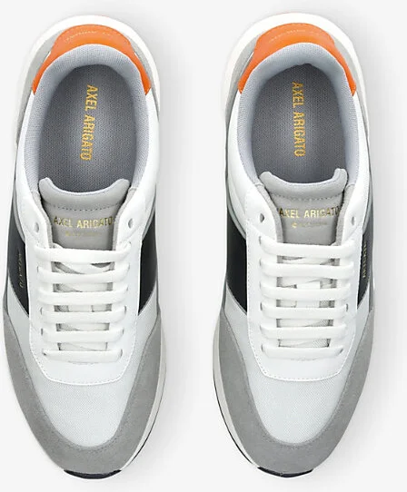 Mens Grey/Other Genesis Neo Runner Suede and Leather Low-Top Trainers Eur 45 / 11 Uk Men - Image 2