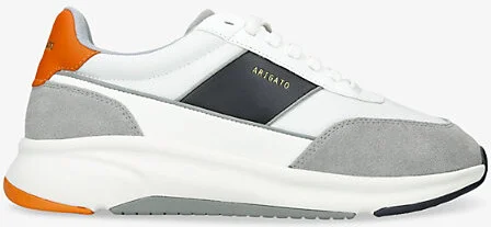Mens Grey/Other Genesis Neo Runner Suede and Leather Low-Top Trainers Eur 45 / 11 Uk Men