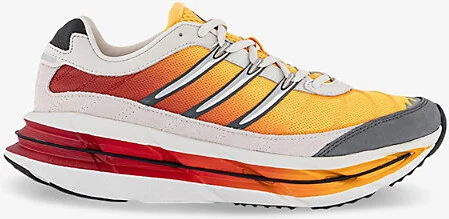 Mens Grey Team Victory Red Adistar Hrmy Woven Trainers Eur 39 / 5 Uk Men