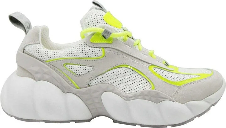 Men's Grey / White Luft Collection Leather Low Top Sneaker (41 EU / 8 US) - Image 2
