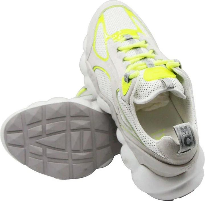 Men's Grey / White Luft Collection Leather Low Top Sneaker (41 EU / 8 US) - Image 6