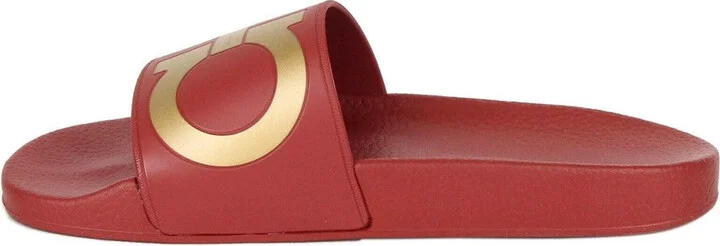 Men's Groove Red Rubber Sandal - Image 7