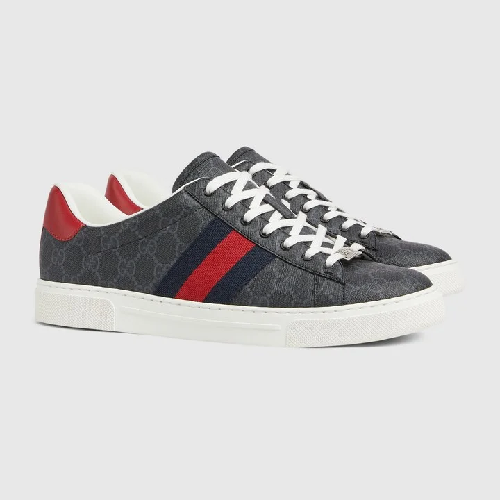 Men's Gucci Ace sneaker with Web - Image 2