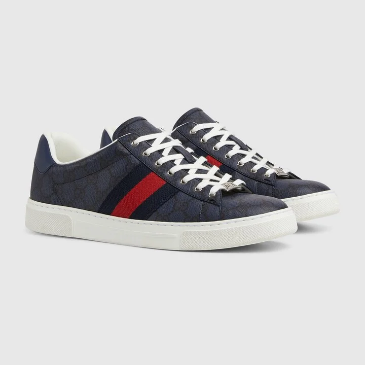 Men's Gucci Ace sneaker with Web - Image 2