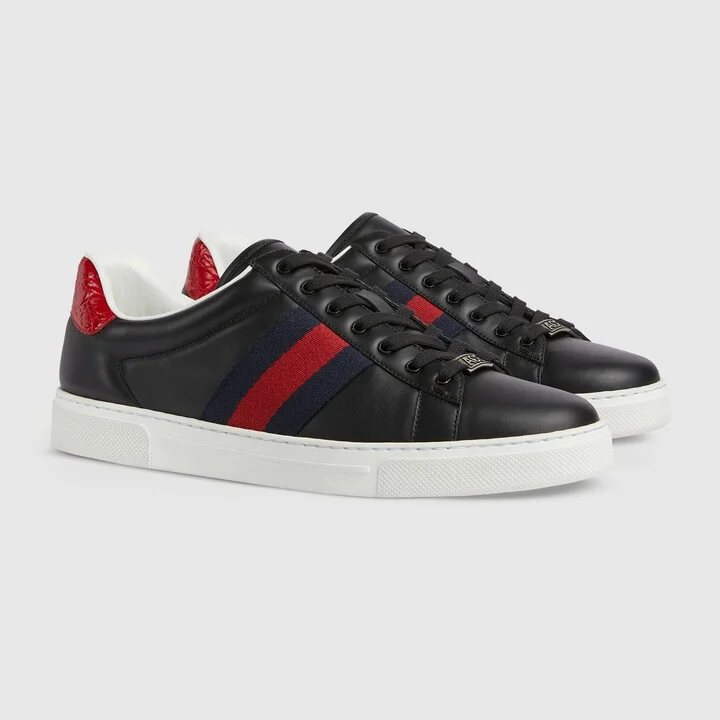 Men's Gucci Ace sneaker with Web - Image 2