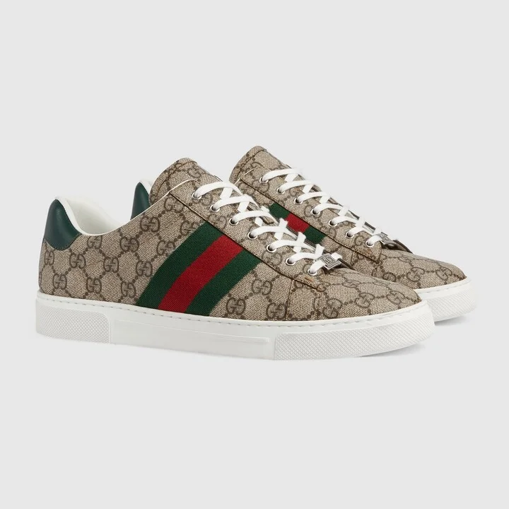 Men's Gucci Ace sneaker with Web - Image 2