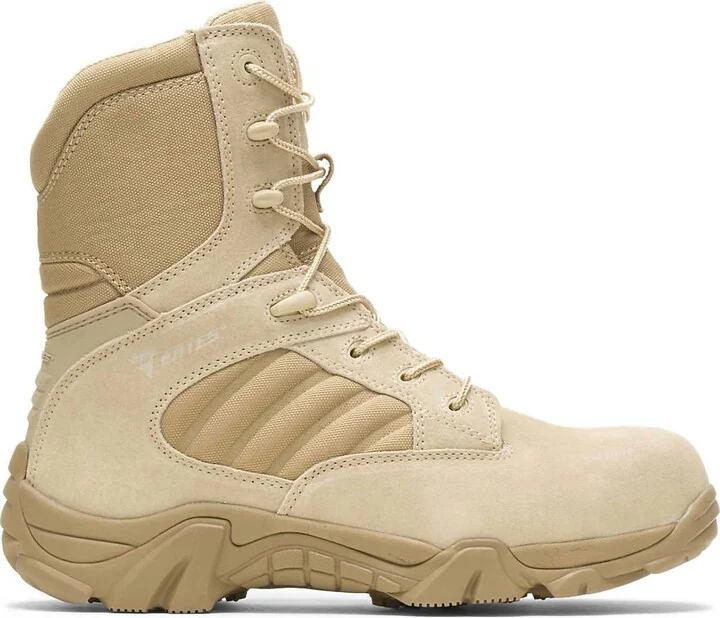 Men's Gx-8 Composite Toe Side Zip Boot - Extra Wide Width In Desert Tan