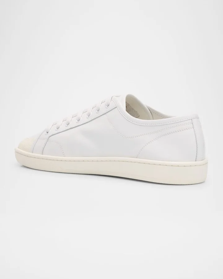 Men's Gym Leather Low-Top Sneakers - Image 2