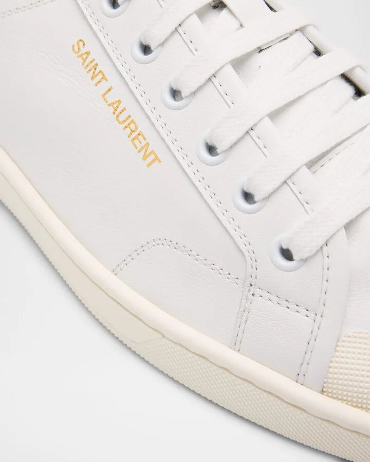 Men's Gym Leather Low-Top Sneakers - Image 3