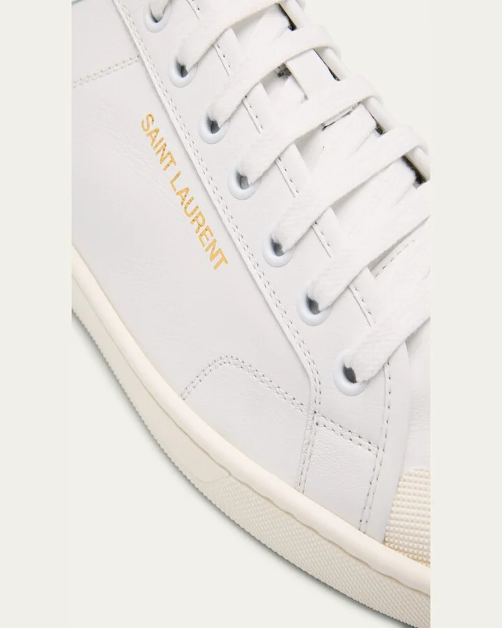 Men's Gym Leather Low-Top Sneakers - Image 3