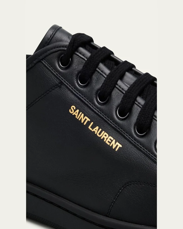 Men's Gym Leather Low-Top Sneakers - Image 7