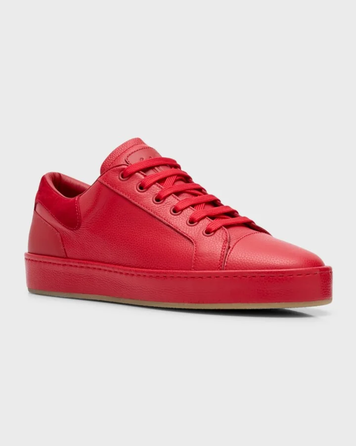 Men's Gz-City Tonal Leather Low-Top Sneakers - Image 8