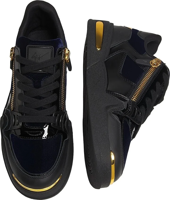 Men's GZ/Ghost Low-Top Sneakers - Black - Size 6 - Image 4