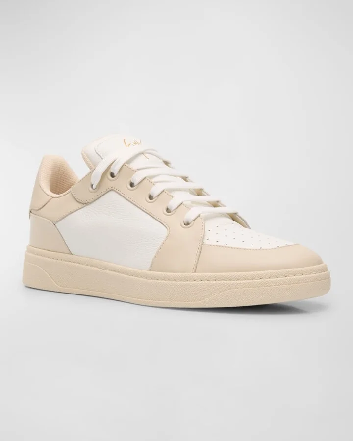 Men's Gz94 Bicolor Leather High-Top Sneakers - Image 9
