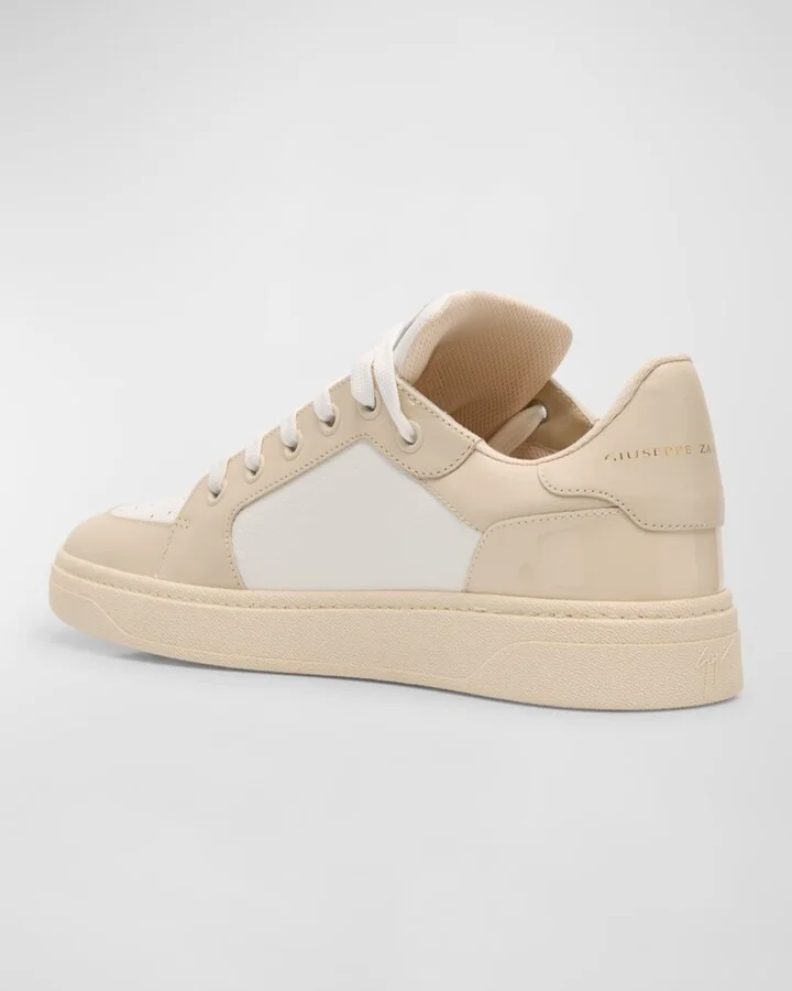 Men's Gz94 Bicolor Leather High-Top Sneakers - Image 11
