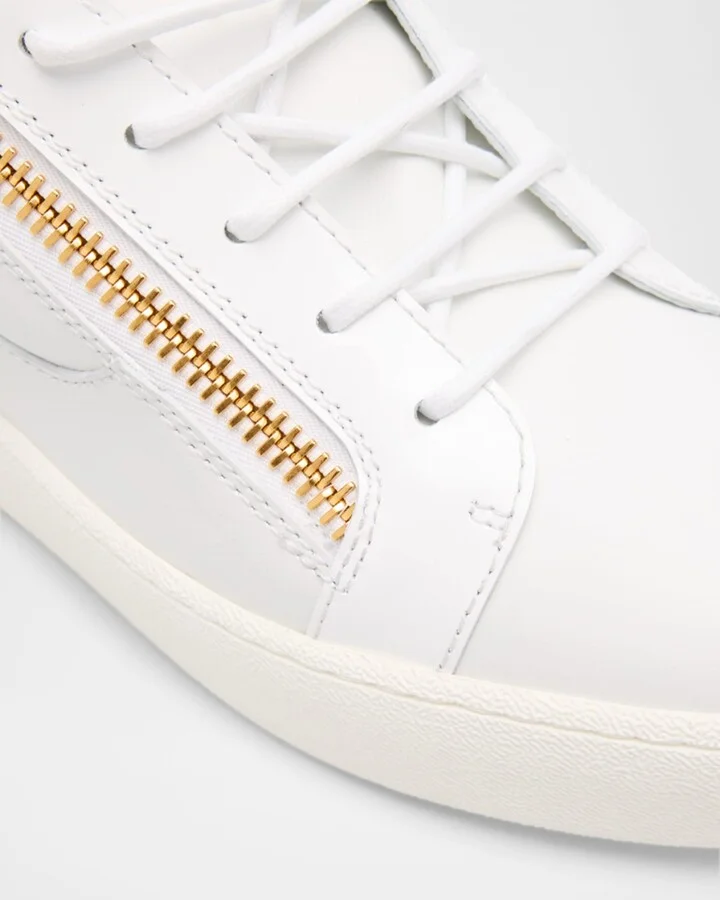 Men's GZ94 Leather Low-Top Sneakers - Image 3