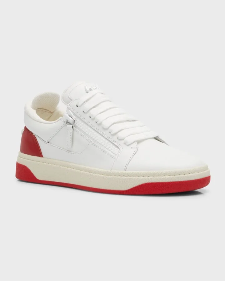 Men's GZ94 Leather Low Top Sneakers - Image 6