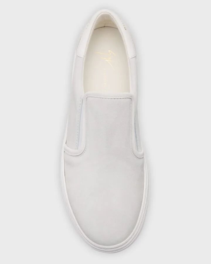 Men's Gz94 Suede Slip-On Sneakers - Image 5