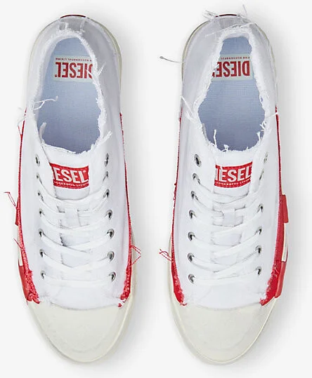 Mens Ha690 S-D Verse Canvas Mid-Top Trainers Eur 43 / 9 Uk Men - Image 2