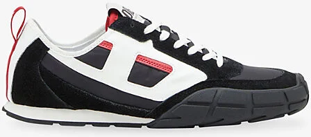 Mens Ha931 S-Pagodha Leather and Woven Low-Top Trainers Eur 43 / 9 Uk Men
