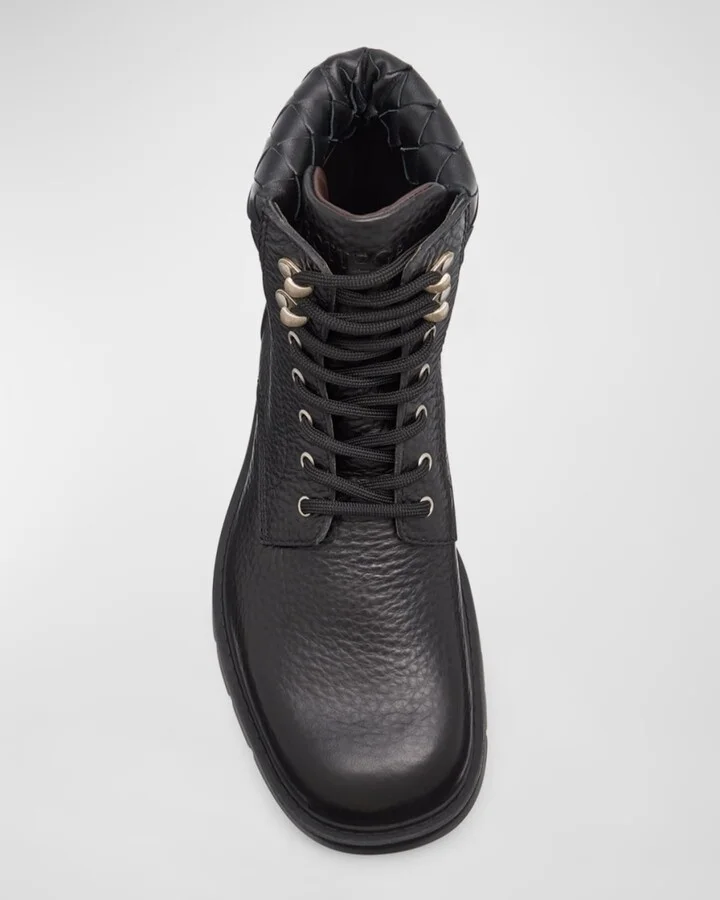 Men's Haddock Leather Lace-Up Ankle Boots - Image 5