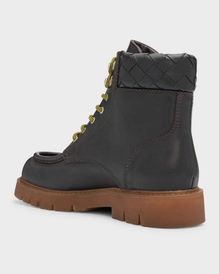 Men's Haddock Leather Lace-Up Boots - Image 2