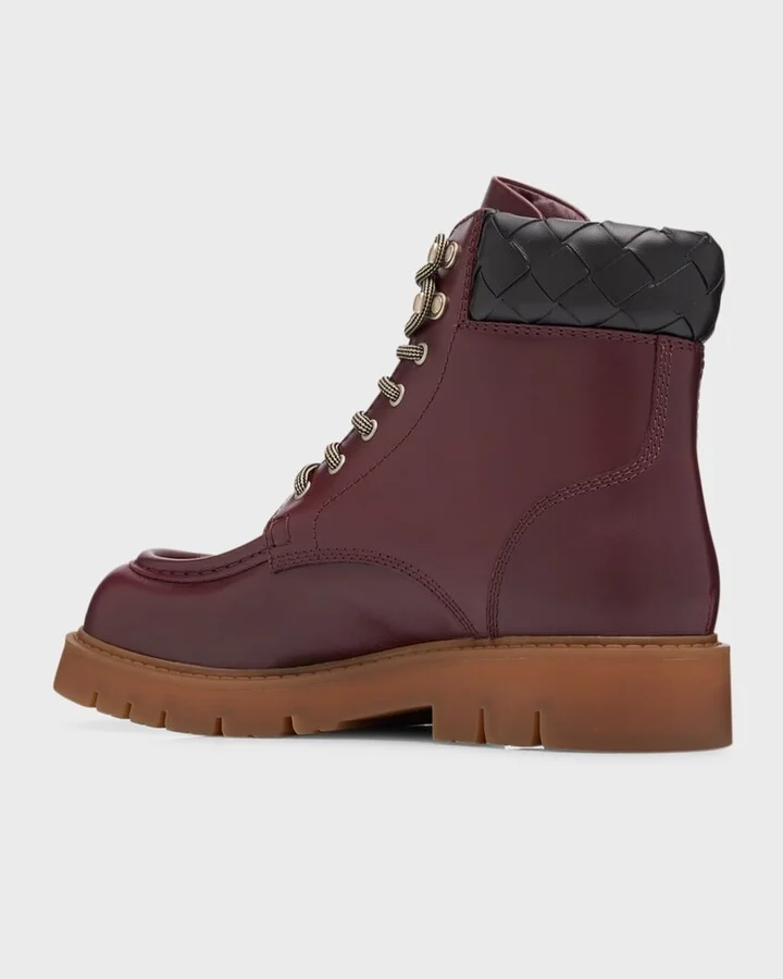 Men's Haddock Leather Lace-Up Boots - Image 7