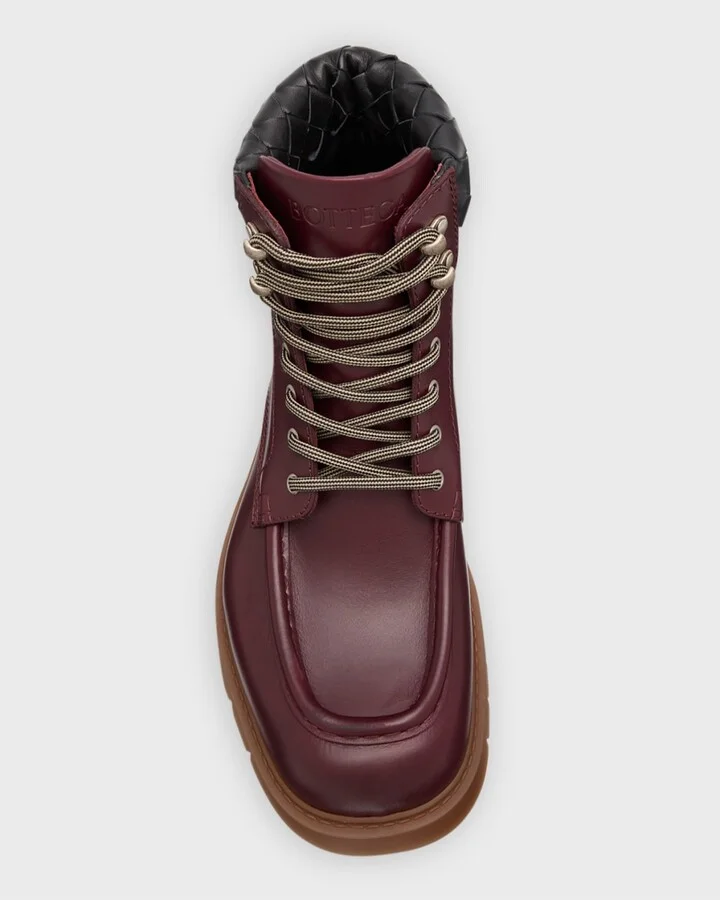 Men's Haddock Leather Lace-Up Boots - Image 8